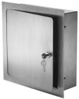 Acudor ARVB 12 x 12 x 6 SS Recessed Stainless Steel Valve Box 12 x 12 x 6 with Plexiglass Vision Panel