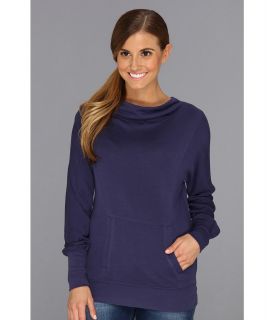 Royal Robbins Enroute L/S Cowl Womens Long Sleeve Pullover (Blue)