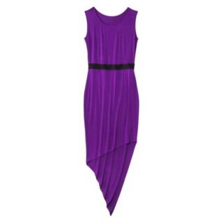 Mossimo Womens Asymmetrical Maxi Dress   Fresh Iris XS