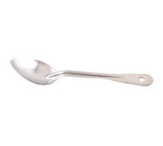 Browne Foodservice 15 in Solid Serving Spoon w/ Grooved Handle, Heavy Duty Stainless