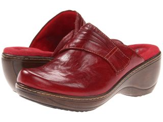 SoftWalk Mason Womens Clog Shoes (Red)