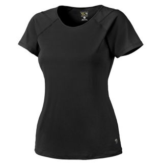 Mountain Hardwear Wicked Lite T Shirt   Short Sleeve (For Women)   BLACK (M )