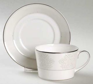 Royal Doulton Modern Love Flat Cup & Saucer Set, Fine China Dinnerware   Lhuilli