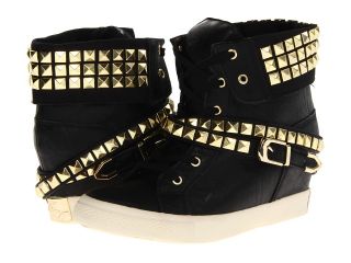 Betsey Johnson Liannaa Womens Lace up casual Shoes (Black)