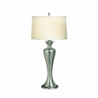 Kichler KIC 70344CA New Traditions Brushed Nickel Table Lamp One Light Fluoresce