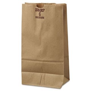 General Supply 6# Natural Extra Heavy Duty Paper Bag 500/Bundle
