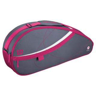 Wilson Hope 3 Pack Tennis Bag Gray/Pink