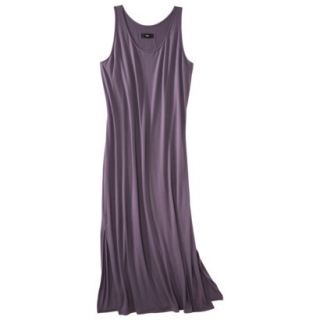 Mossimo Womens Plus Size Sleeveless V Neck Maxi Dress   Purple 4