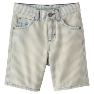 Genuine Kids from OshKosh Infant Toddler Boys Striped Jean Short   Light Denim