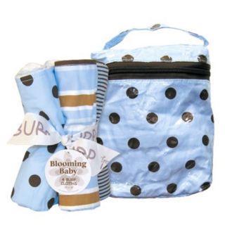 5 Pc. Burp Cloths and Bottle Bag Set   Max by Lab