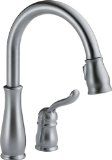 Delta 978ARDST Kitchen Faucet, Leland SingleHandle PullOut Arctic Stainless
