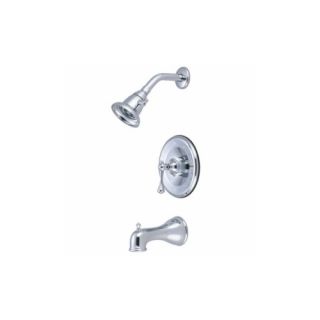 Elements of Design EB7631BL Elizabeth Single Handle Tub & Shower Faucet