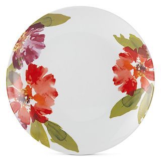 JCP Home Collection  Home Set of 4 Floral Dinner Plates