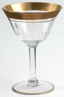 Tiffin Franciscan Valencia Clear Tif(Stem #14196,Goldencr) Champagne/Tall Sherbe