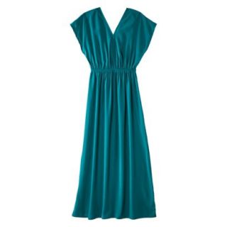 Merona Petites Short Sleeve Maxi Dress   Blue XLP