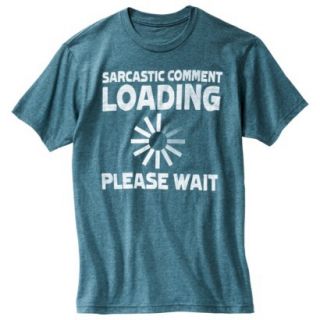 Sarcastic Comment Mens Graphic Tee   Baltic Teal Heather S