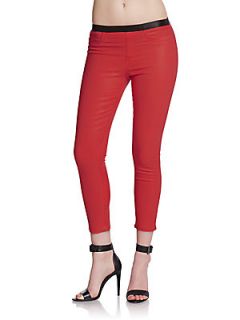 Stretch Legging Pants   Neon Red