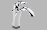 Delta 538TDST Bathroom Faucet, Lahara SingleHandle Centerset Diamond Seal Technology Chrome