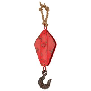 Wilco Cast Iron Pulley Hoist with Hook on Rope 76 5585