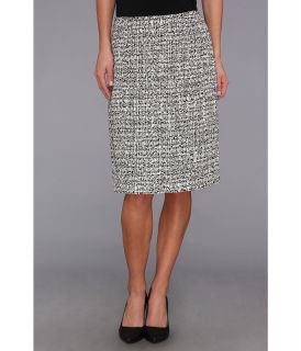 Calvin Klein Tweed Pencil Skirt Womens Skirt (Gray)