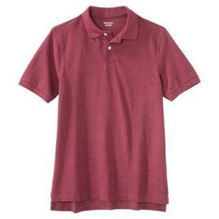 Merona Mens Short Sleeve Polo Shirt   Rose Essence L