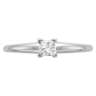 1 CT.T.W. Diamond Solitaire Ring in 14K White Gold   Size 5.5
