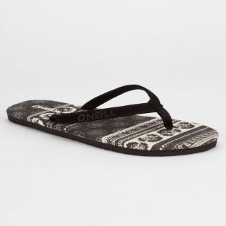 Rambler Print Womens Sandals Black/White In Sizes 7, 6, 8, 9, 10 For Wo