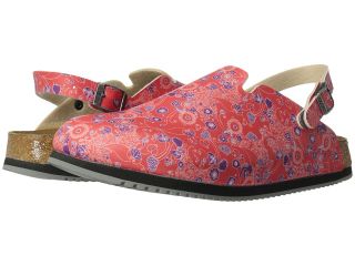 Alpro C 115 SG LEATHER Womens Clog Shoes (Red)