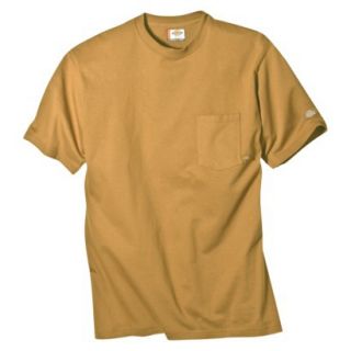 Dickies Mens Short Sleeve Pocket T Shirt with Wicking   Brown Duck XL T