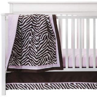 Pam Grace Creations Zara Zebra 10 Piece Crib Bedding Set