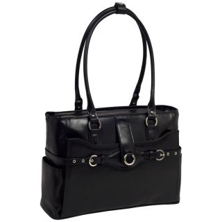 McKlein USA Willow Springs Leather Ladies Briefcase   Black   96565