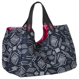 Mossimo Supply Co. Geometric Print Tote Handbag   Black