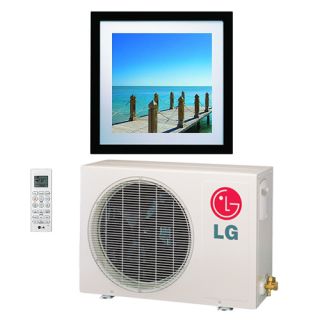 LG LA090HVP Ductless Air Conditioning SingleZone Art Cool Picture Mini Split System w/ Heat Pump 9,000 BTU