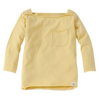 Burts Bees Baby Toddler Girls Boatneck Tee   Daffodil 3T