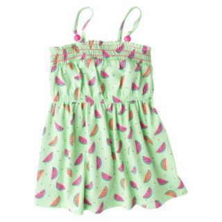 Circo Infant Toddler Girls Smocked Top Watermelon Sun Dress   Mellow Green 18 M