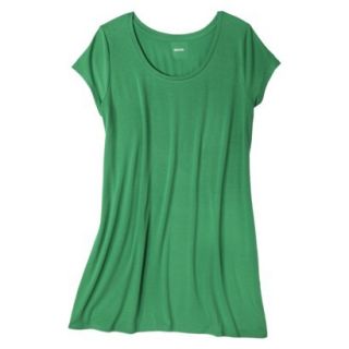 Mossimo Supply Co. Juniors Plus Size Short Sleeve Tee Shirt Dress   Green 2