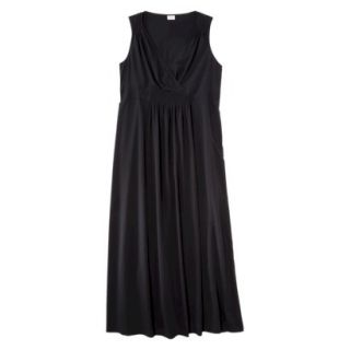 Merona Womens Plus Size Sleeveless Maxi Dress   Black 3