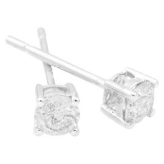 3/4 CT. T.W. Diamond Solitaire Stud Earrings in 10kt   White Gold