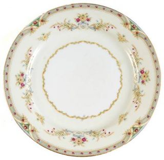 Imperial (Japan) Charline Salad Plate, Fine China Dinnerware   Red Dots Bdr, Flo
