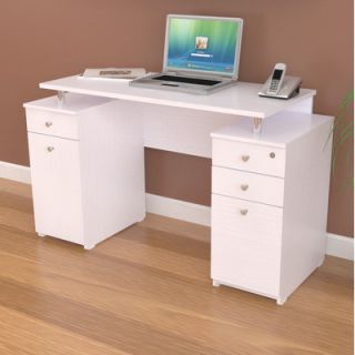 Inval Laura Computer Desk with Accessory Drawers ES 3203