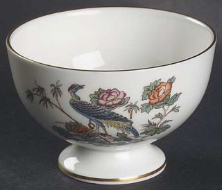 Wedgwood Kutani Crane Mini Open Sugar Bowl, Fine China Dinnerware   Bone, Bird,