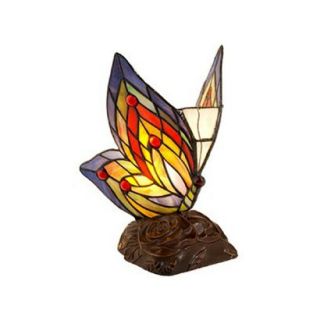 Threshold Tiffany Style Butterfly Night Light   Blue Small