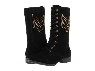 Betsey Johnson Tempest Womens Lace up Boots (Black)