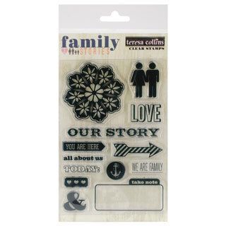 Family Stories Clear Stamps 4 X6 Sheet