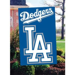 Los Angeles Dodgers Applique House Flag