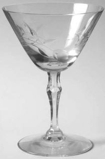 Fostoria Sweetheart Rose Champagne/Tall Sherbet   Stem #6092, Cut #877
