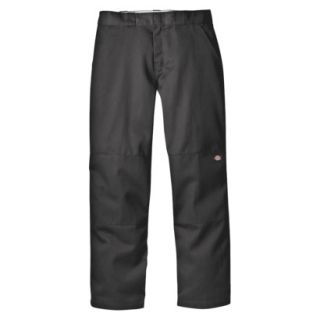 Dickies Mens Relaxed Straight Fit Double Knee Work Pants   Black 40x30