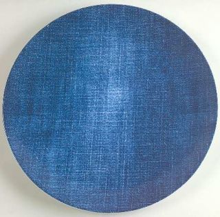 Studio Nova Blue Denim 12 Chop Plate/Round Platter, Fine China Dinnerware   Por