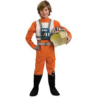 Star Wars X Wing Pilot Child Costume, Orange, Boys