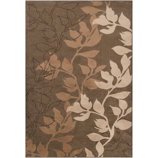 Woven Beige Hern Rug (53 X 76)